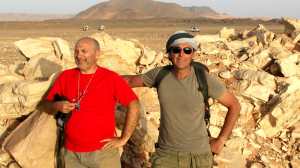 I professori Massimo D'Orazio e Luigi Folco