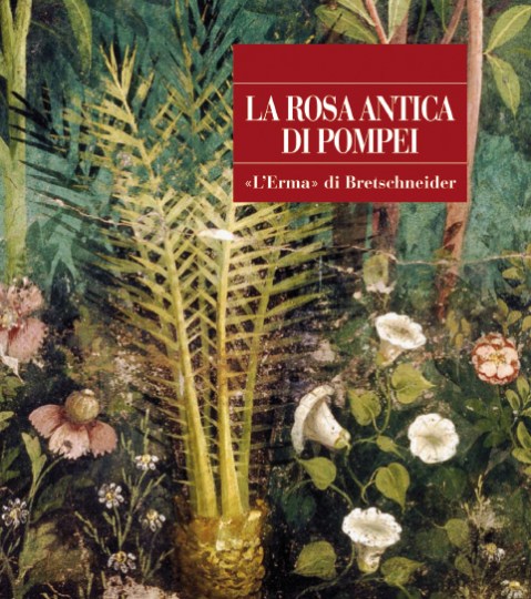 La copertina del libro "La rosa antica di Pompei" edita da L'Erma di Bretschneider
