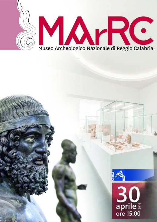 Il manifesto ufficiale dell'inaugurazione del MarRC il 30 aprile 2016