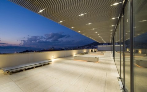 La vista mozzafiato sullo Stretto dalla caffetteria del nuovo museo archeologico di Reggio Calabria