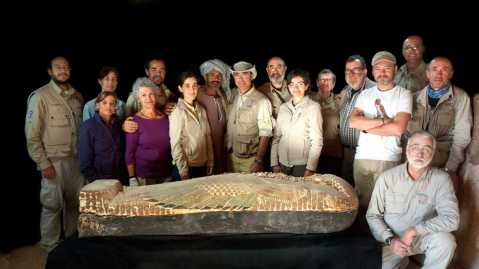 I protagonisti del film “Cercando Djehuty” di Javier Trueba e José Latova che apre il festival