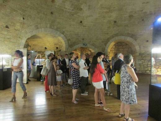 L'allestimento della mostra "Annibale. Un viaggio" al castello di Barletta