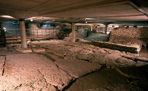 L'area archeologica sotto la piazza della cattedrale di Feltre
