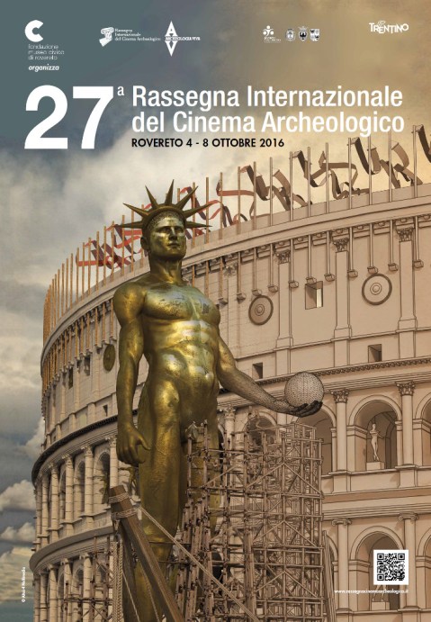 Il manifesto della 27.ma rassegna internazionale del cinema archeologico di Rovereto