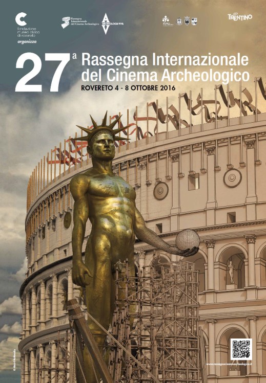 Il manifesto della 27.ma rassegna internazionale del cinema archeologico di Rovereto