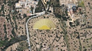 L'ipotesi di posizionamento del teatro dell'antica Akragas