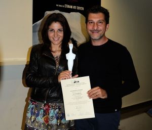 Coppia vincente: l'archeologa Alessandra Cilio e il regista Lorenzo Daniele