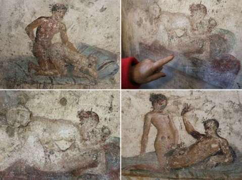 Gli affreschi erotici del Piccolo Lupanare di Pompei o "Lupanariello"