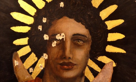 Un'opera elaborata per la mostra di Tivoli che denuncia le devastazioni di Palmira