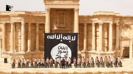 Il teatro antico di Palmira, ancora integro, usato dai jihadisti per le pubbliche esecuzioni