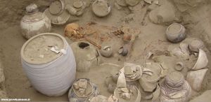 Una sepoltura scoperta nel sito iraniano di Shahr-e Sokhta