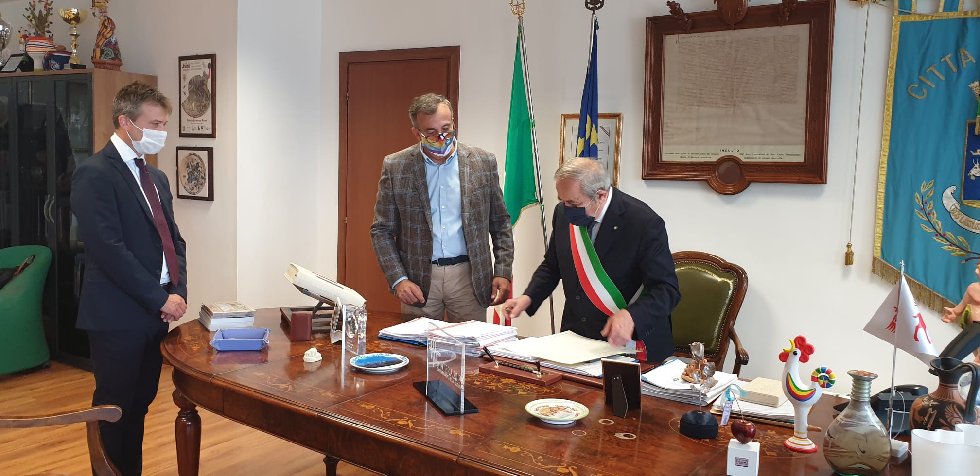 paestum_Conferimento cittadinanza italiana al direttore Zuchtriegel