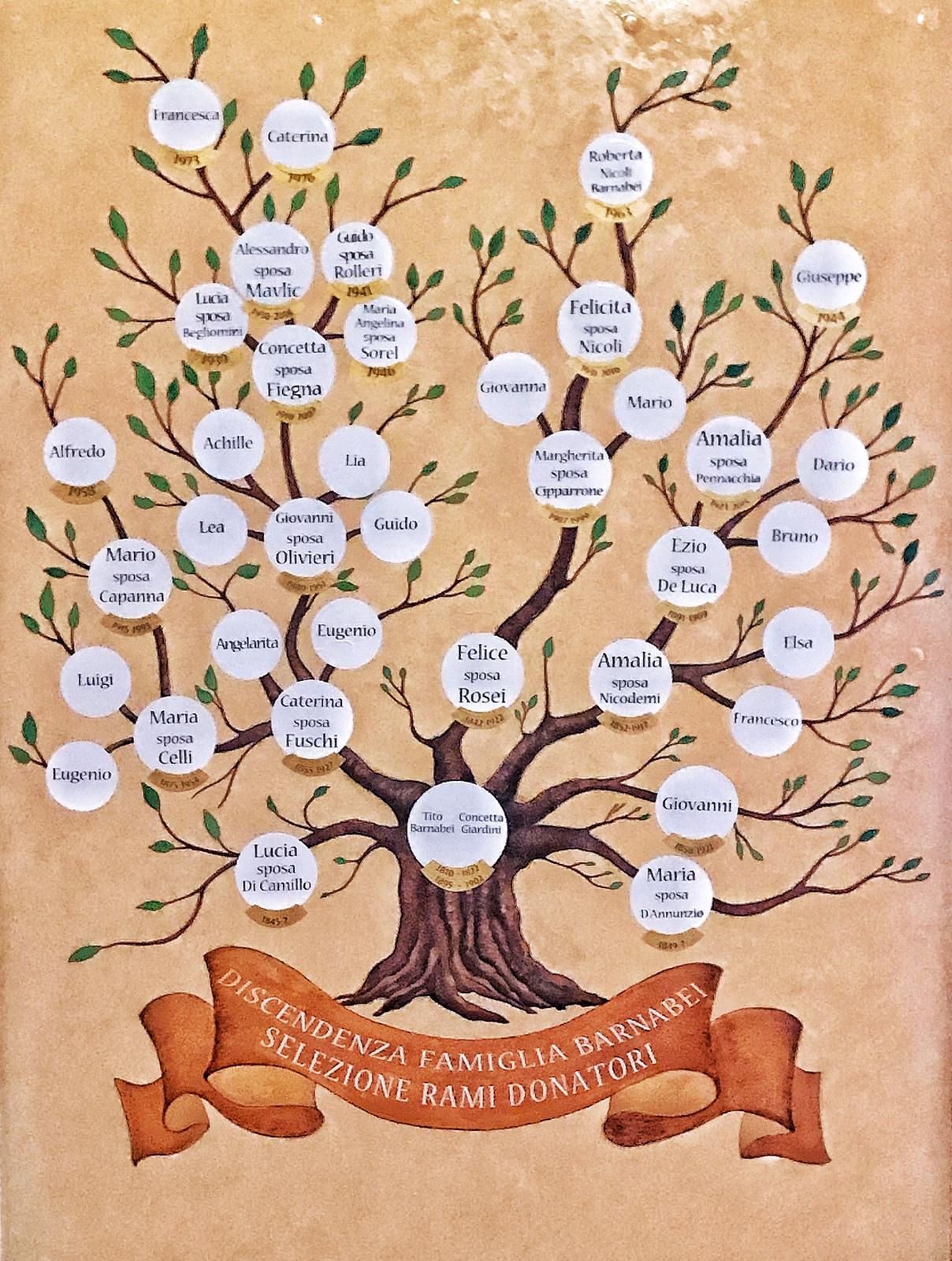 roma_villa-giulia_mostra-bernabei_Albero genealogico donatori_ABATE SCRUGLI_foto-etru