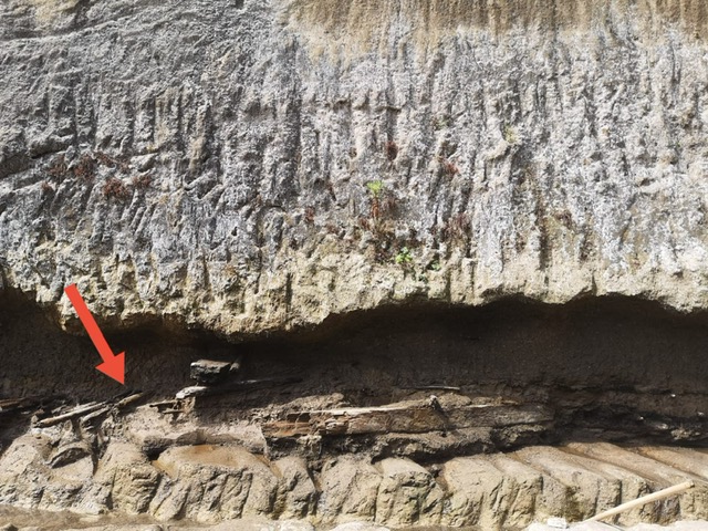 ercolano_antica-spiaggia_scoperta-ultimo-fuggiasco_scavo-sotto-parete-lavica_foto-sirano_paerco