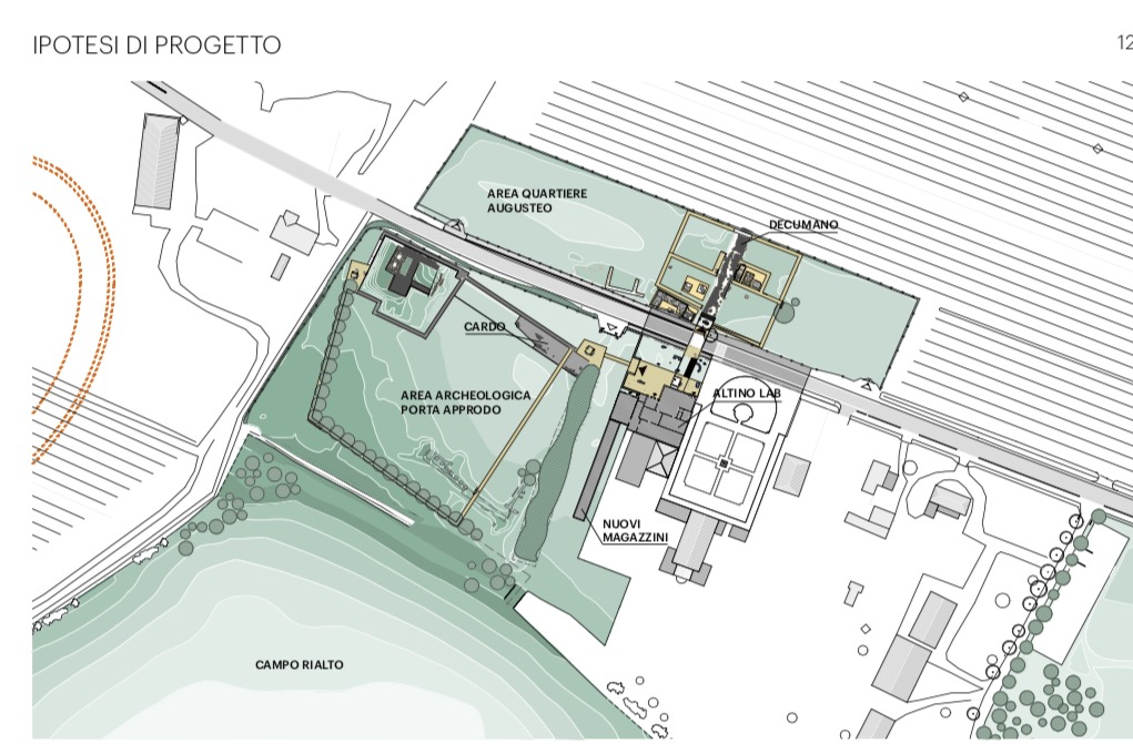 altino_parco-archeologico_planimetria-aree-archeologiche_progetto-studio-ddba