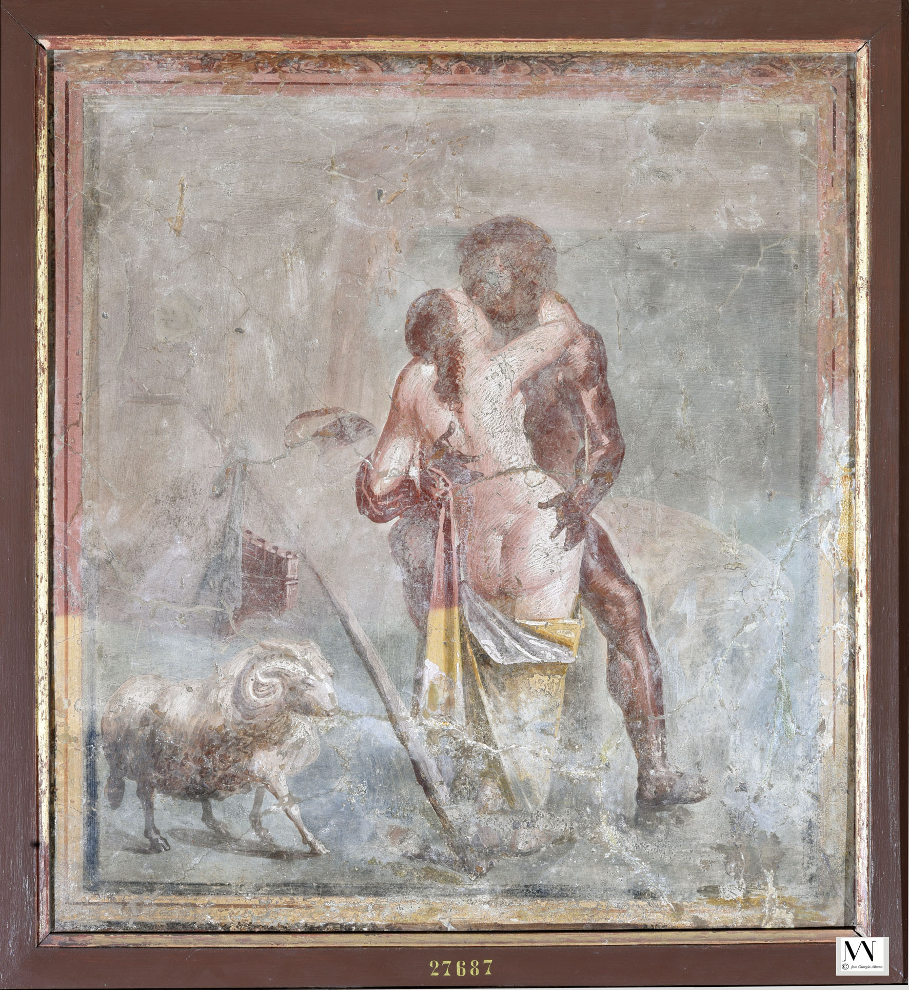 napoli_mann_polifemo e galatea,casa dei capitelli colorati_foto-mann