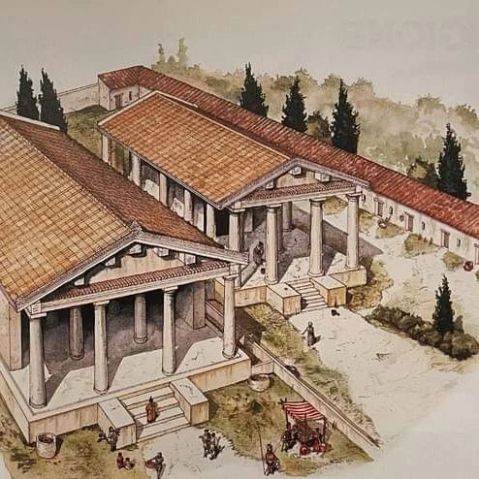 pyrgi_area-santuariale_ricostruzione-templi-A-e-B_disegno-sabap-vt