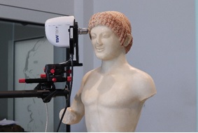 reggio-calabria_MArRC_kouros-in-marmo-pario_indagini-micro-raman-2_foto-marrc