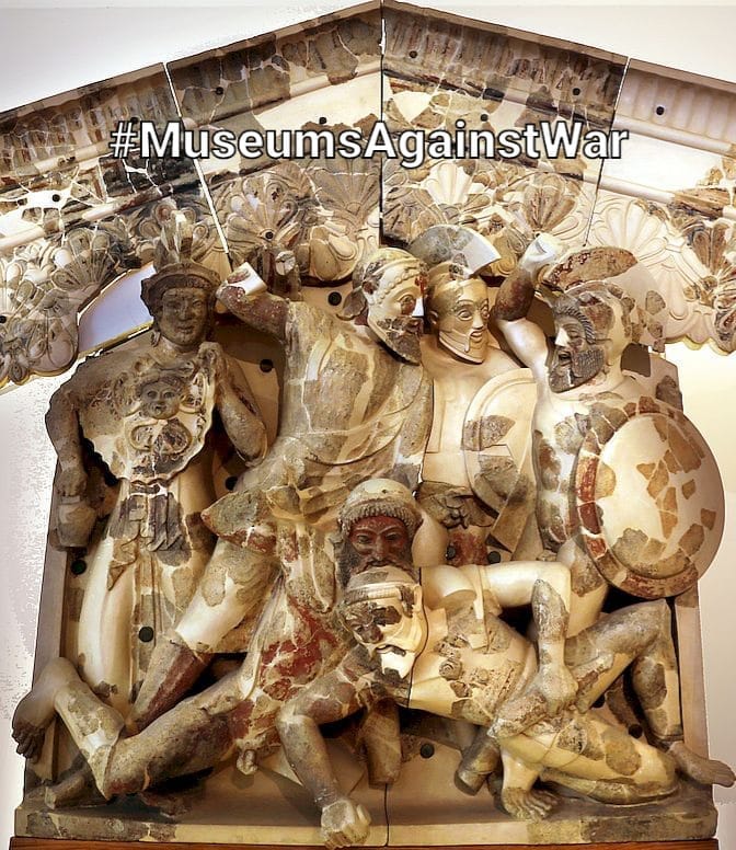 roma_villa-giulia_frontone-santuario-di-pyrgi_contro-la-guerra_locandina