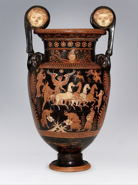 napoli_gallerie-d-italia_Cratere a volute - Pittore di Licurgo - Lato A_apoteosi-di-eracle_foto-intesa-sanpaolo