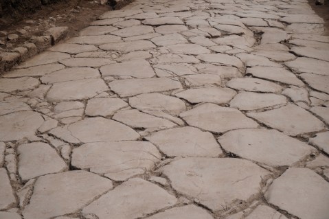 palestrina_scoperta-strada-basolata-romana_2_foto-sapab-rm-ri