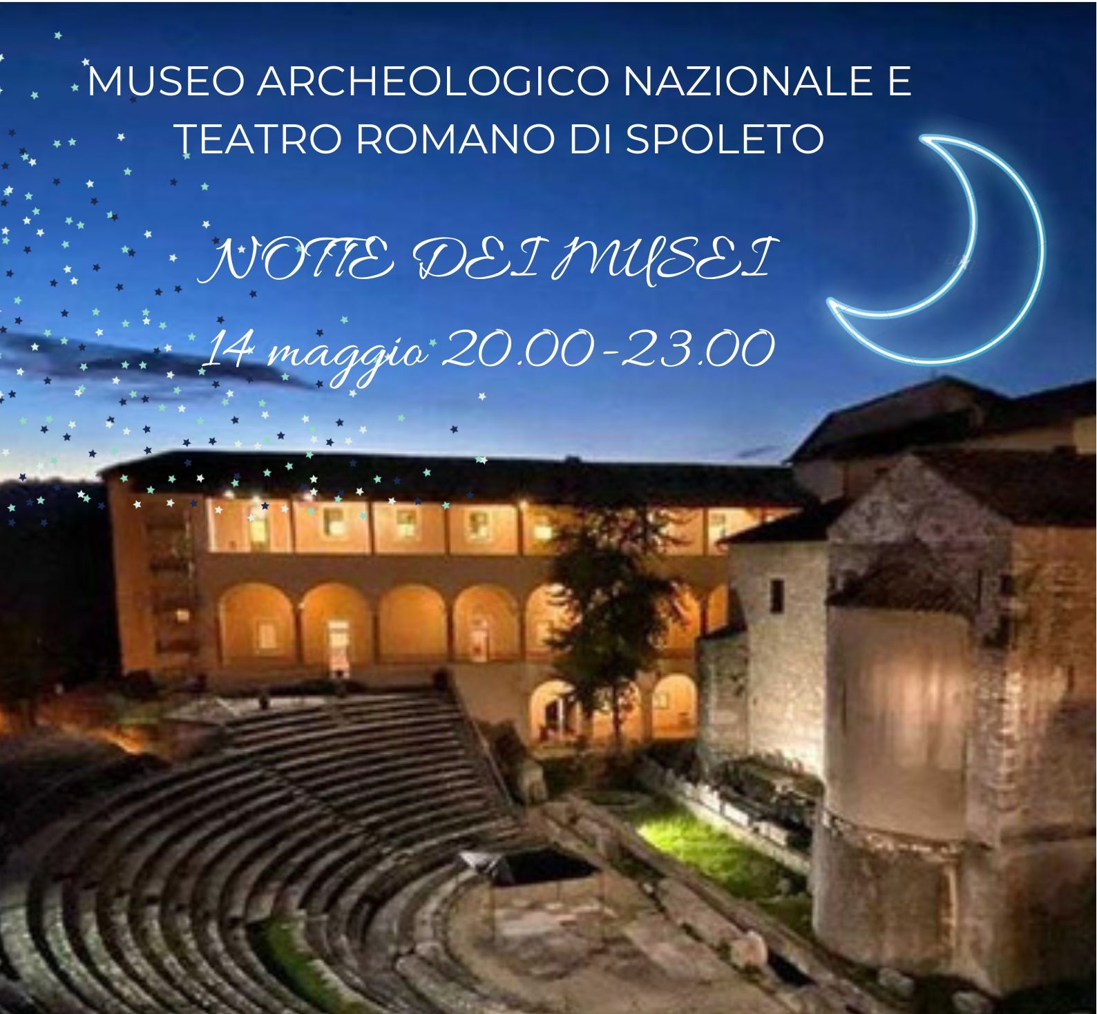 spoleto_anfiteatro_notte-dei-musei_2022_locandina_foto-armando-lanoce