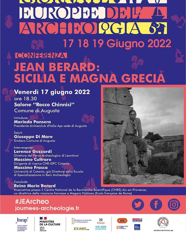 augusta_giornate-europee-archeologia_conferenza-jean-berard-sicilia-e-magna-grecia_locandina