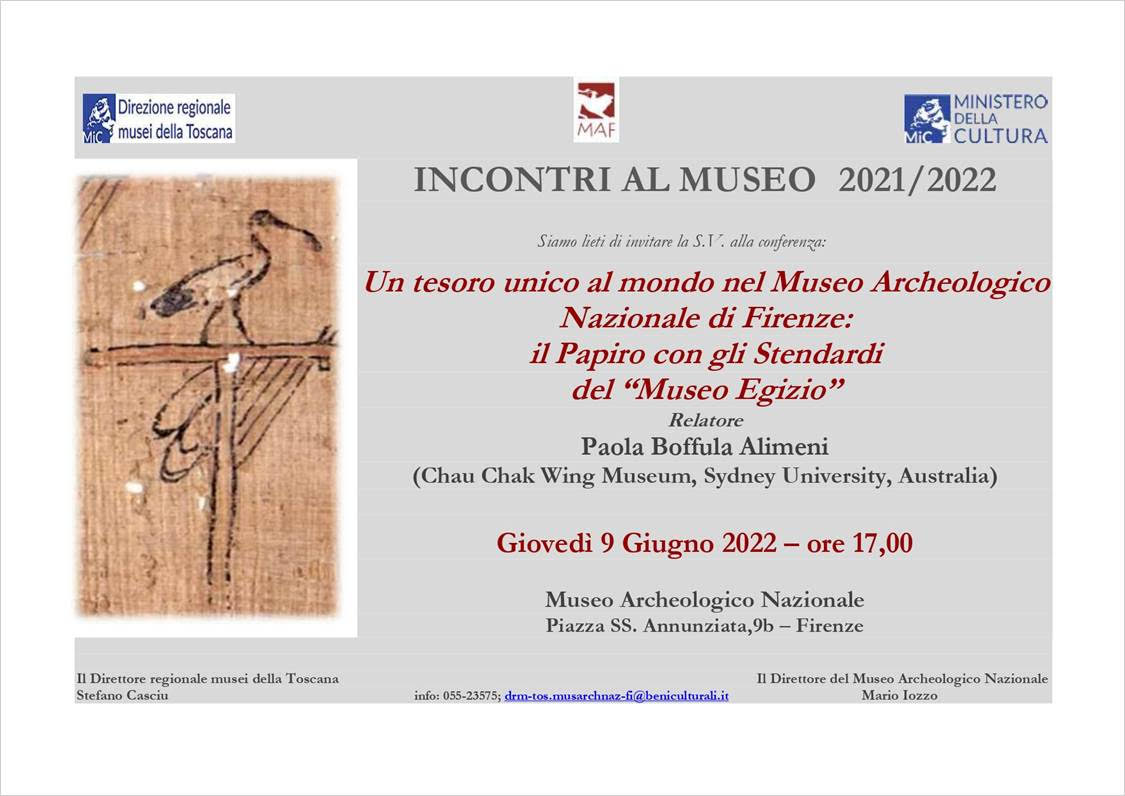 firenze_archeologico_conferenza-il-papiro-con-gli-stendardi_boffula-alimeni_locandina