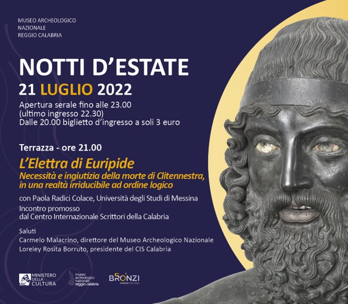 reggio-calabria_MArRC_Notti d'estate 2022_elettra-di-euripide_locandina