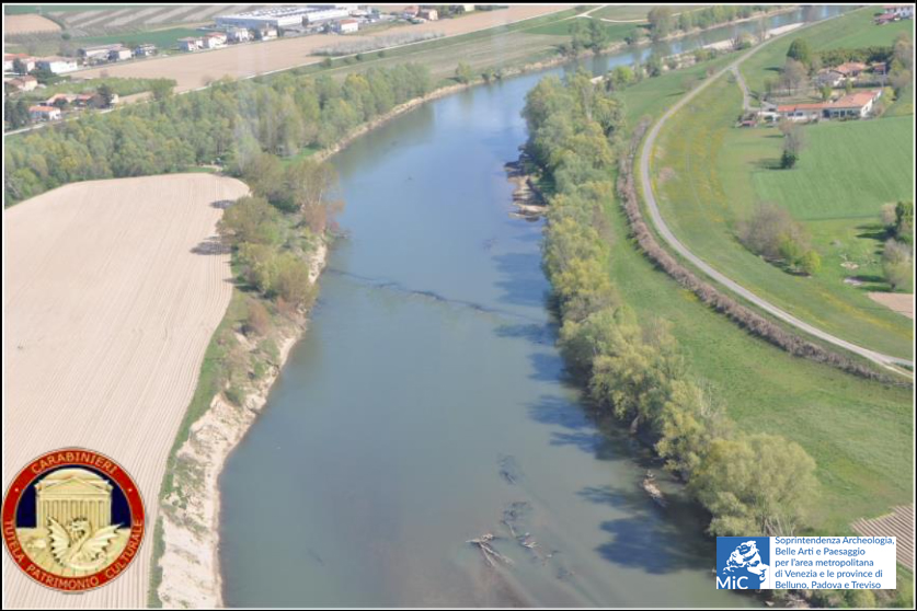 venezia_sabap_monitoraggio-patrimonio-subacqueo_fiume-adige-a-albaredo_foto-sabap-ve