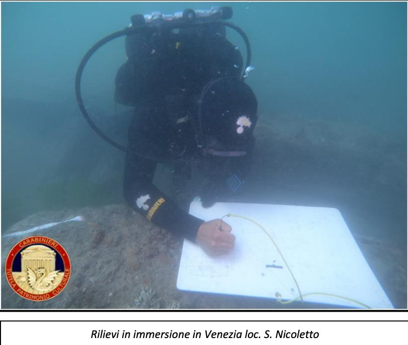 venezia_sabap_monitoraggio-patrimonio-subacqueo_rilievi-san-nicoletto-venezia_foto-sabap-ve