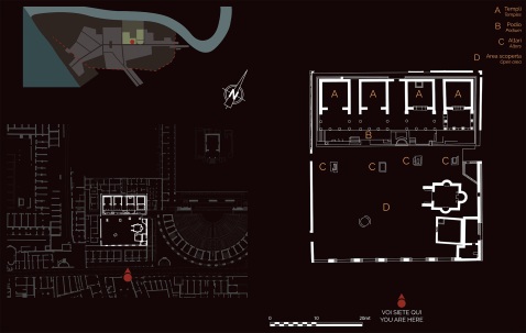 ostia-antica_parco_area-archeologica_planimetria-quattro-tempietti_foto-parco-ostia-antica