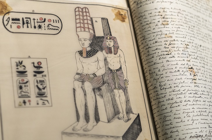 torino_egizio_laboratorio-studioso_champollion-e-torino_documenti-autografi_foto-museo-egizio