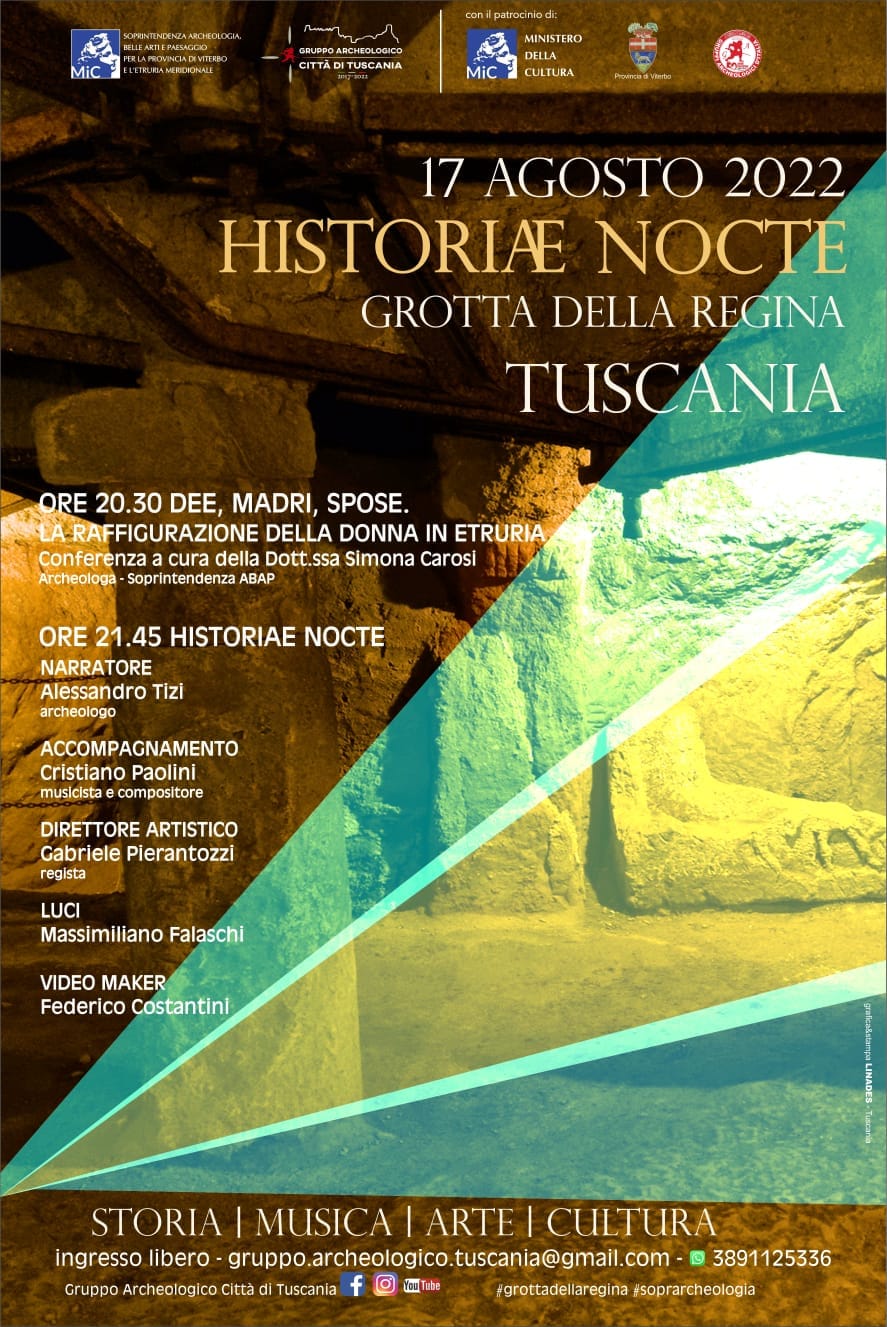 tuscania_grotta-della-regina_historiae-nocte_secondo-appuntamento_locandina