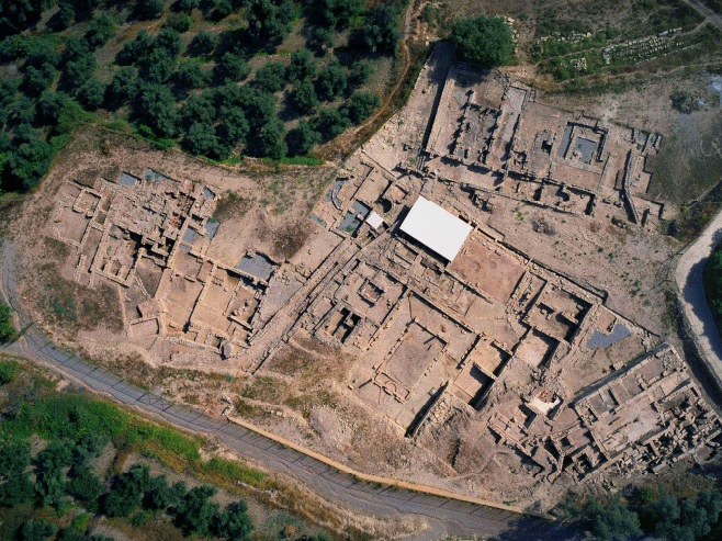 creta_sito-di-eleutherna_aerofotografia-settore-est-della-città_foto-bollettino-di-archeologia_mic