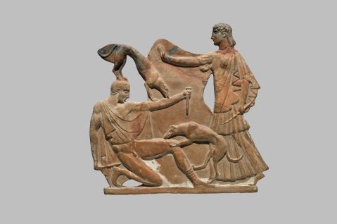 napoli_mann_mostra-il-diritto-del-più-forte_rilievo-melio-con-Diana-e-Atteone_foto-mann