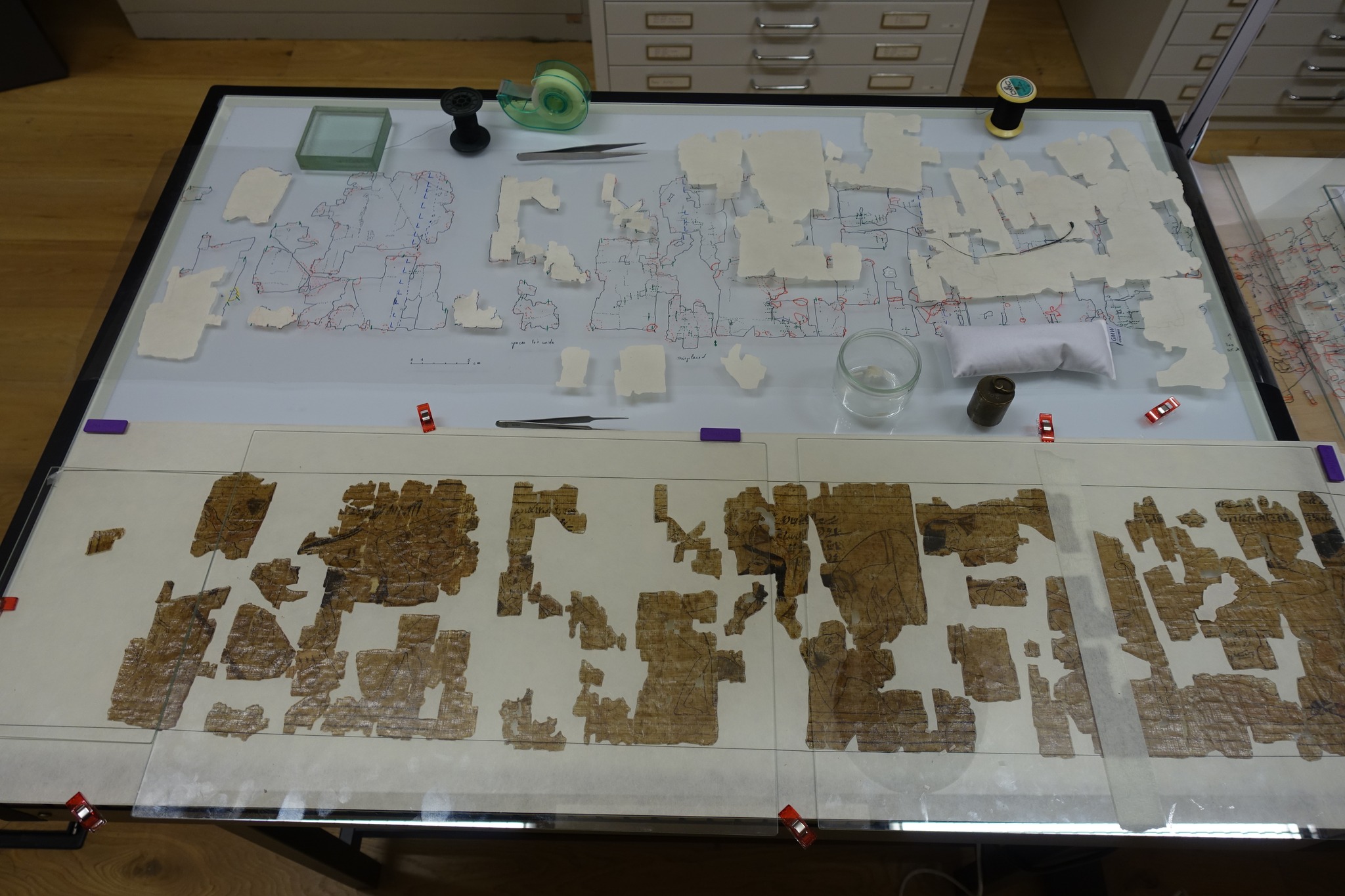 torino_egizio_papiro-erotico_fasi-dello-studio-e-restauro_2_foto-museo-egizio