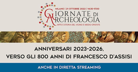 milano_fondazione-terrasanta_giornate-dell-archeologia_verso-800-anni-di-san-francesco_locandina