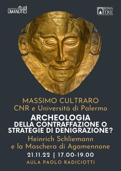 roma_uniroma-tre_conferenze-cultraro_maschera-agamennone_locandina