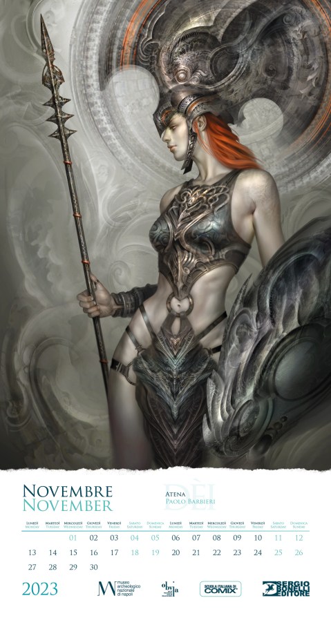 napoli_mann_Calendario_Mann_Comix_2023_novembre-atena_foto-mann