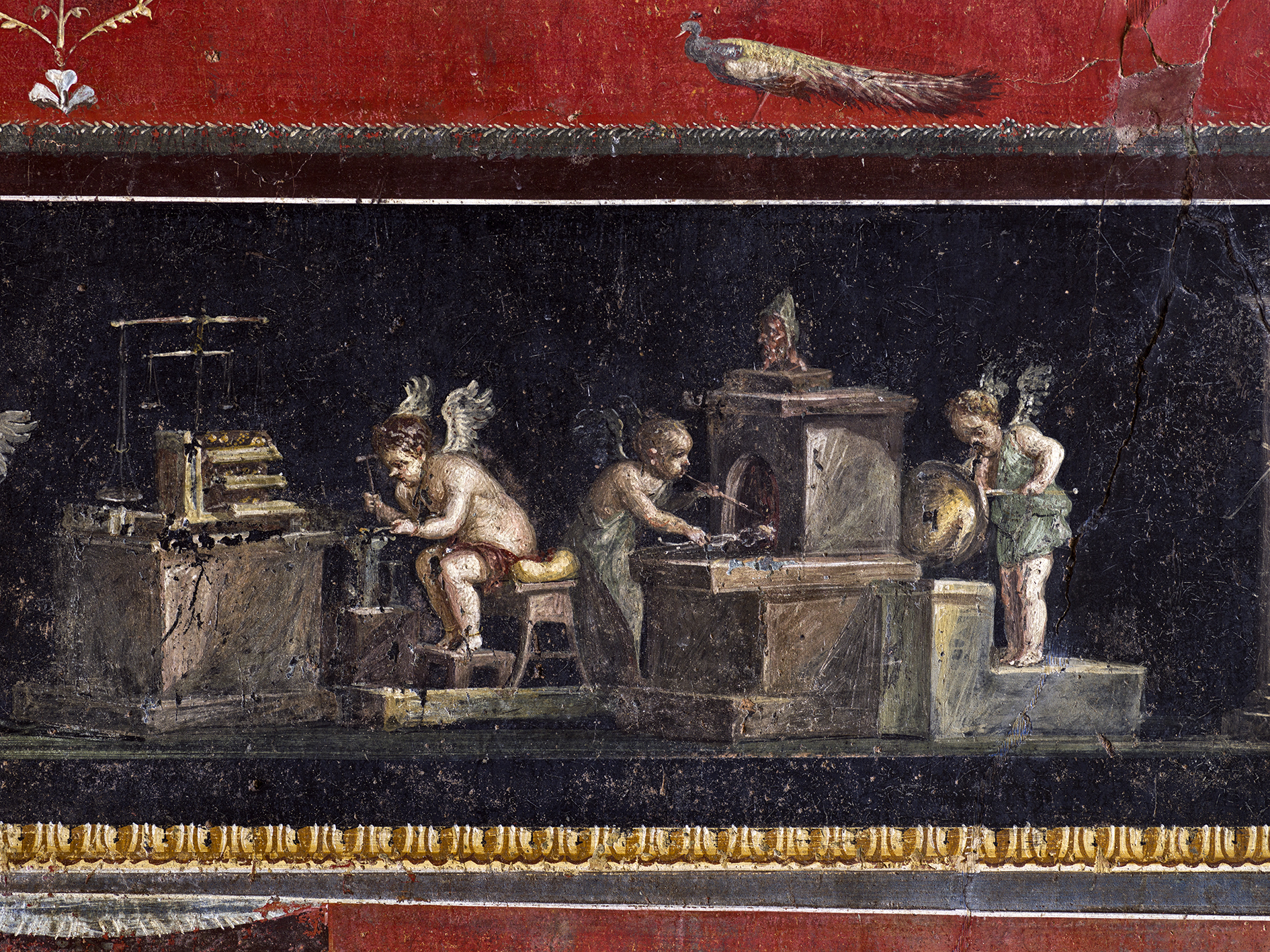 pompei_Casa dei Vettii_satnza-degli-amorini_dettaglio_25_foto-luigi-spina