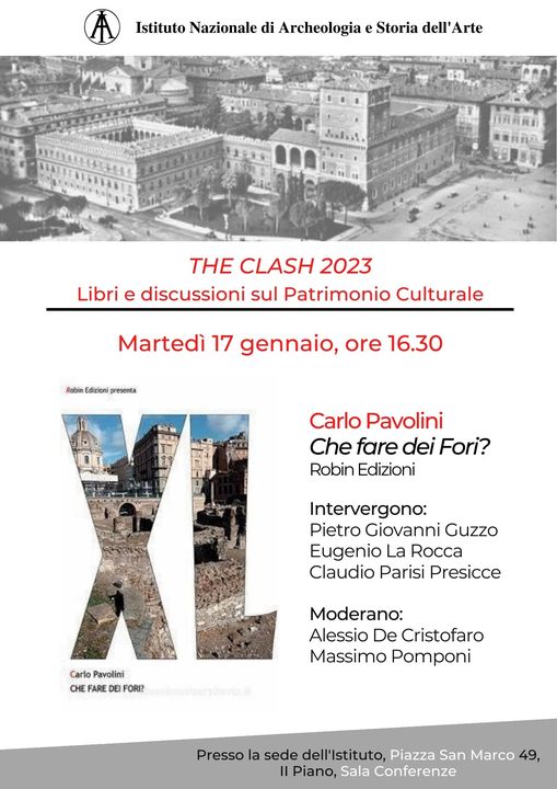 roma_inasa_the-clash_presentazione-libro-che-fare-dei-fori_locandina