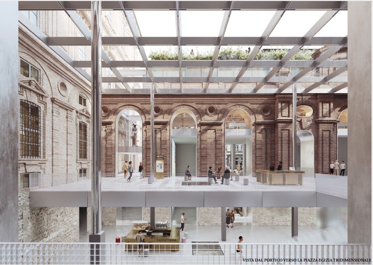 torino_egizio_progetto-egizio-2024_OMA_piazza-egizia_rendering-doppio-livello_foto-museo-egizio