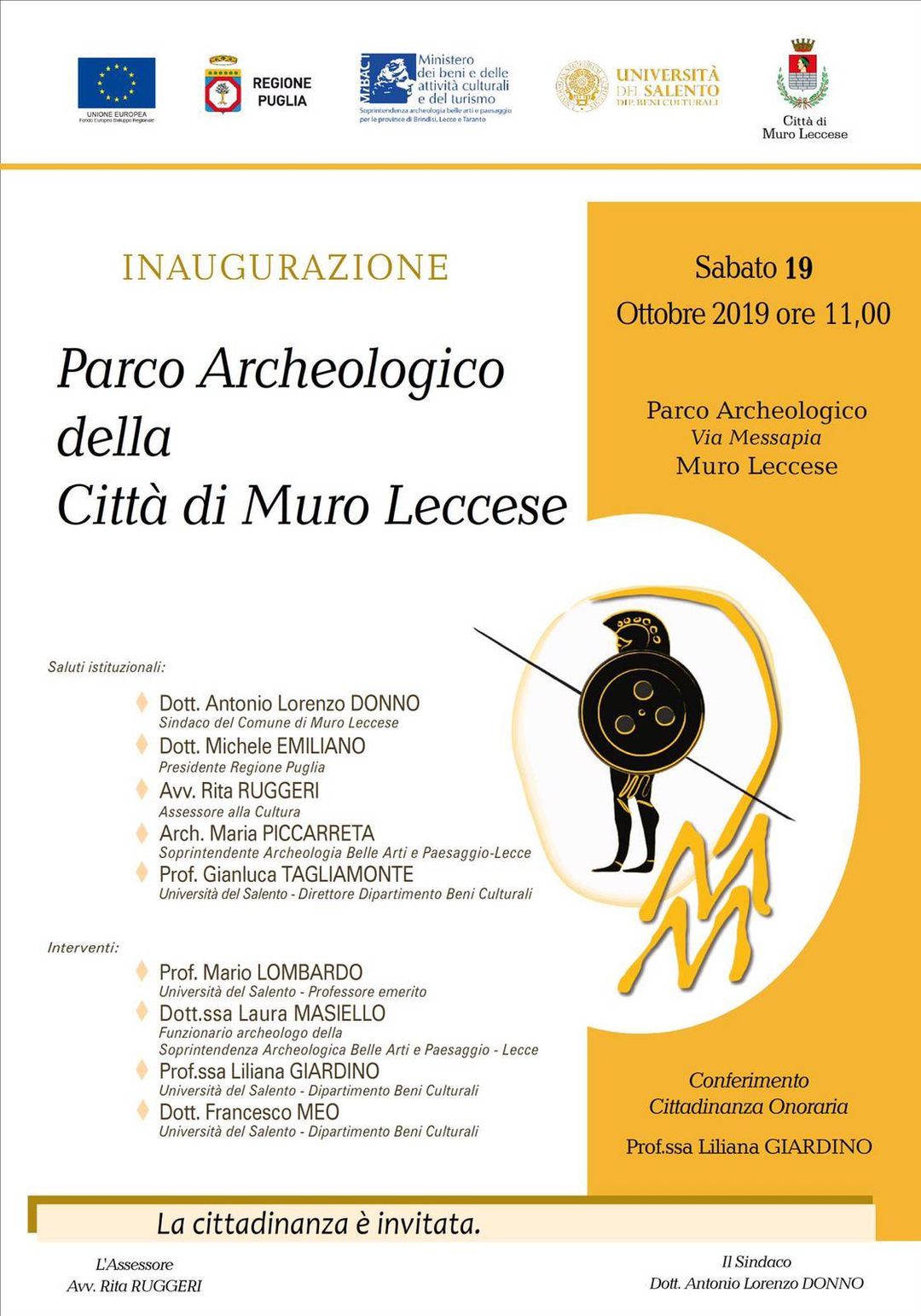 muro-leccese_parco-archeologico_inaugurazione_locandina