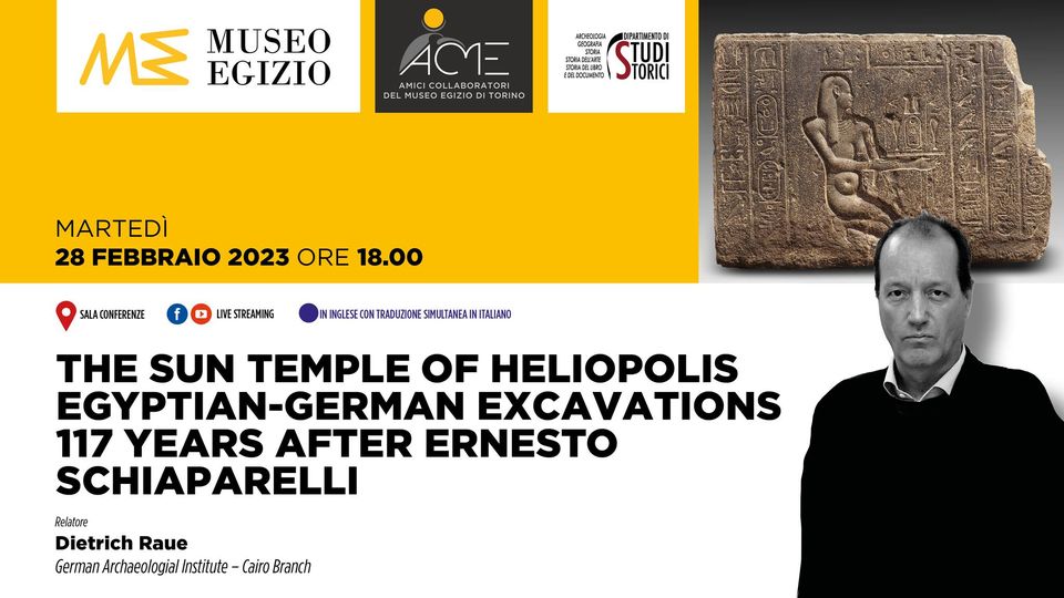torino_egizio_conferenza-the-sun-temple-of-heliopolis_dietrich-raue_locandina