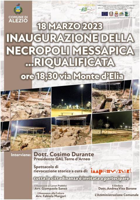 alezio_necropoli-messapica_riqualificazione_locandina