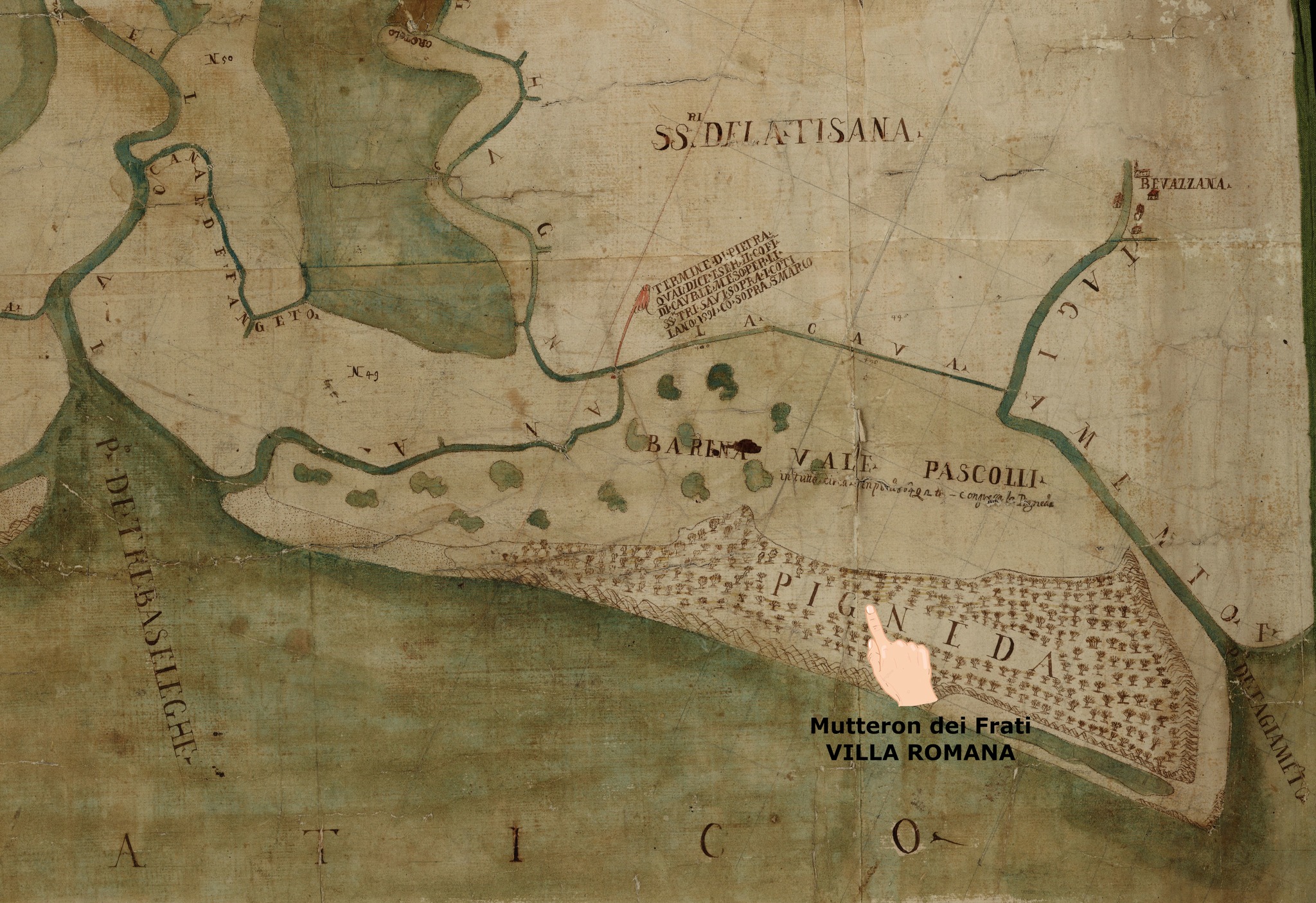 bibione_villa-romana-mutteron-dei-frari_mappa_foto-comune-smt