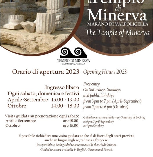 marano_tempio-di-minerva_riapertura-di-primavera_orari-fino-a-ottobre_locandina