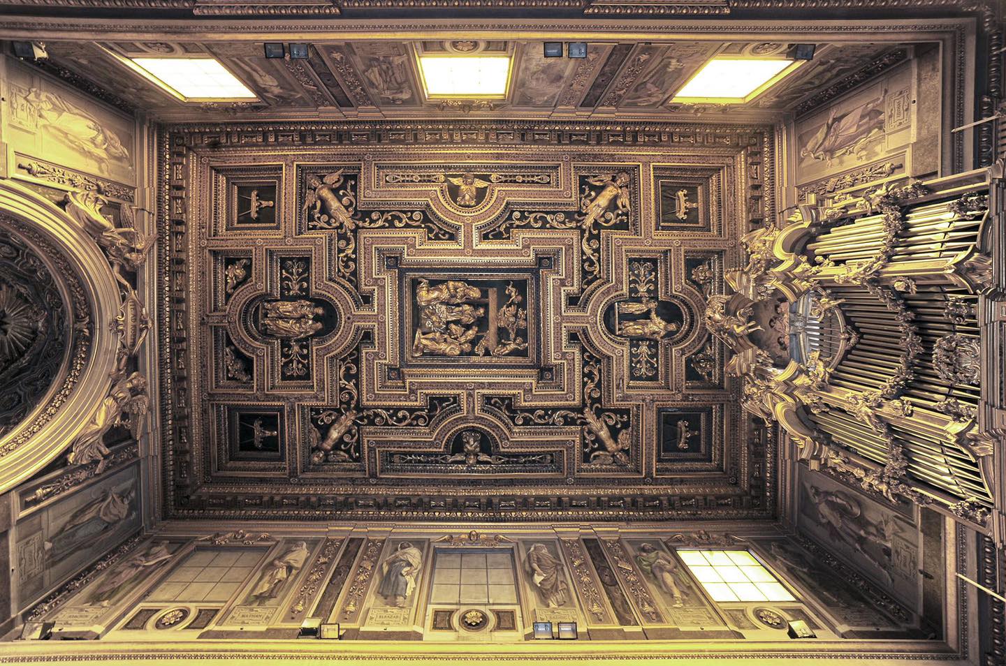 roma_san-giuseppe-falegnami_soffitto-a-cassettoni_foto-parco