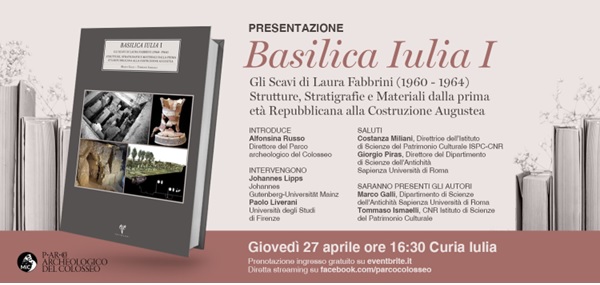 roma_dialoghi-in-curia_libro-basilica-iulia-I-gli-scavi-di-laura-fabbrini_presentazione_locandina